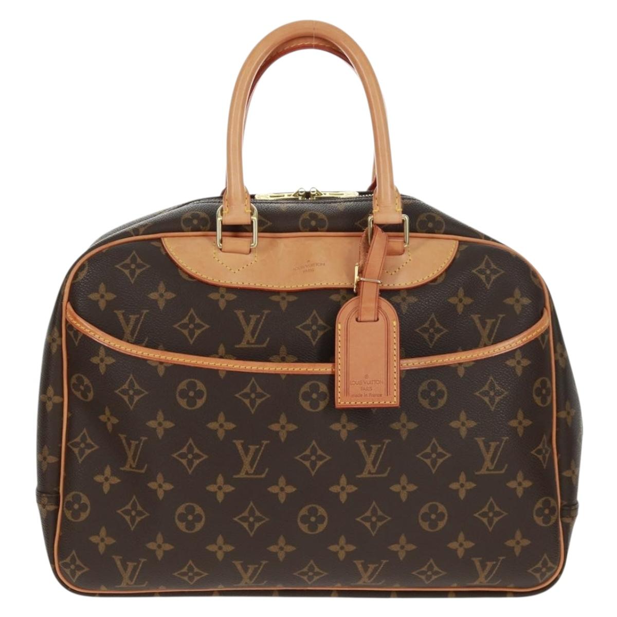 LOUIS VUITTON Monogram Deauville Hand Bag M47270 LV Auth am10485V