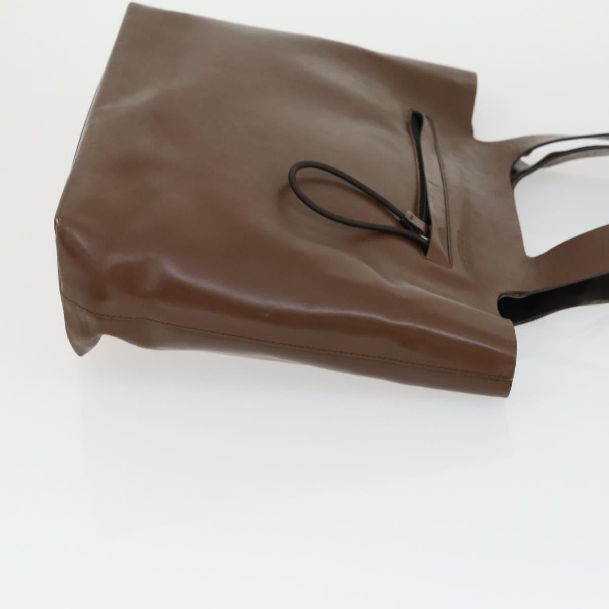 PRADA Cartier Gucci Bag Patent leather 3 Set Black Brown Bordeaux Auth am10507