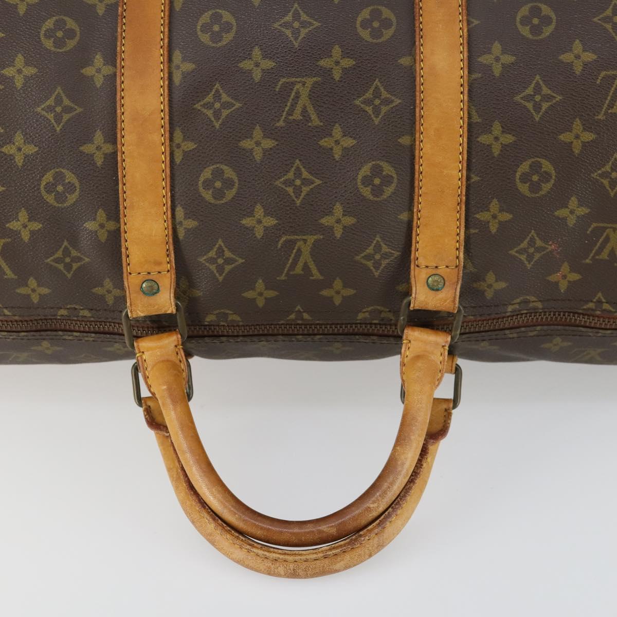 LOUIS VUITTON Monogram Keepall 60 Boston Bag Vintage M41422 LV Auth am10509