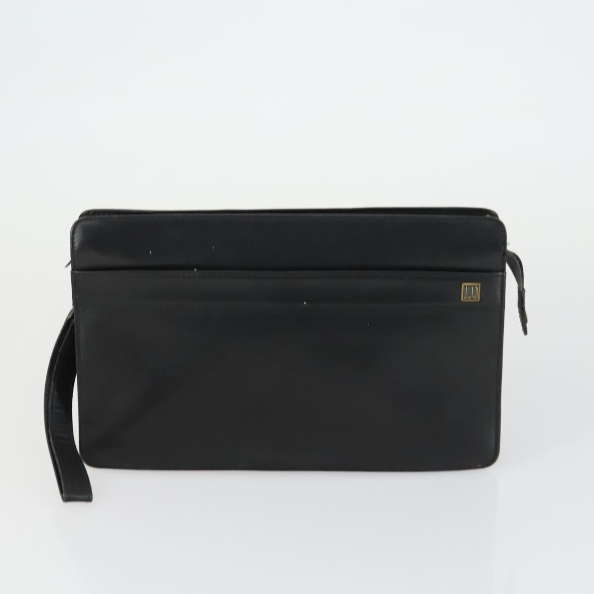 HUNTING WORLD Gucci Dunhill Bag PVC Leather 3 Set Green Gray black Auth am10513