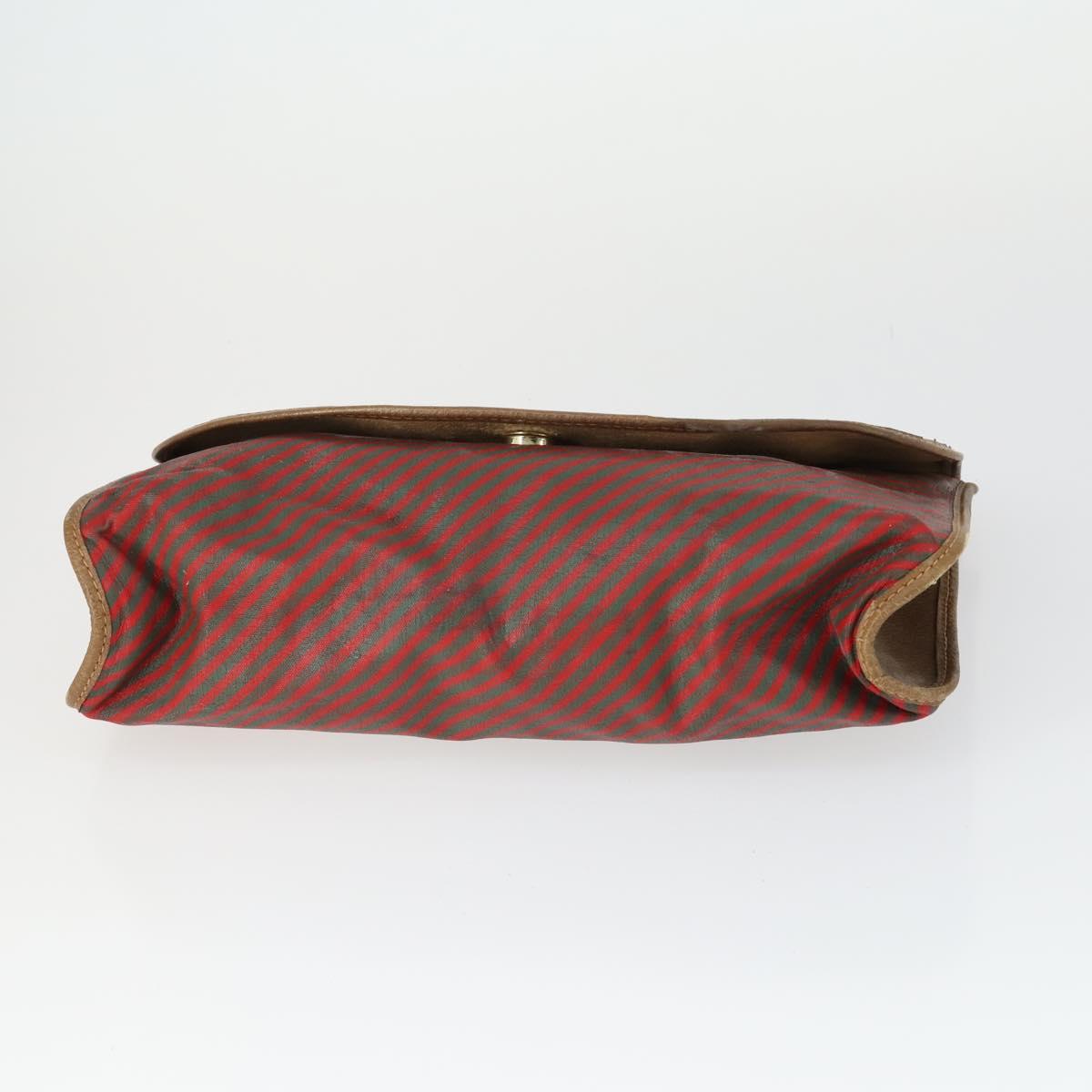 HUNTING WORLD Gucci Dunhill Bag PVC Leather 3 Set Green Gray black Auth am10513