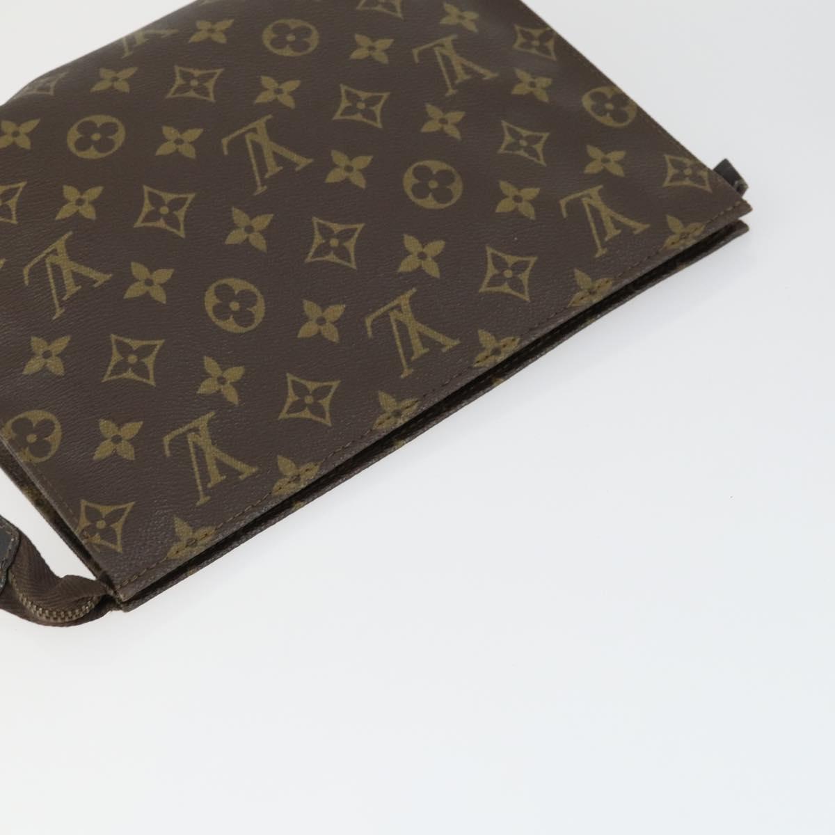 LOUIS VUITTON Monogram Clutch Bag 2 Set LV Auth am10514