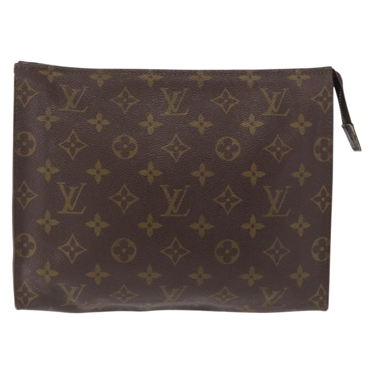 LOUIS VUITTON Monogram Poche Toilette 26 Pouch Vintage M47542 LV Auth am10519