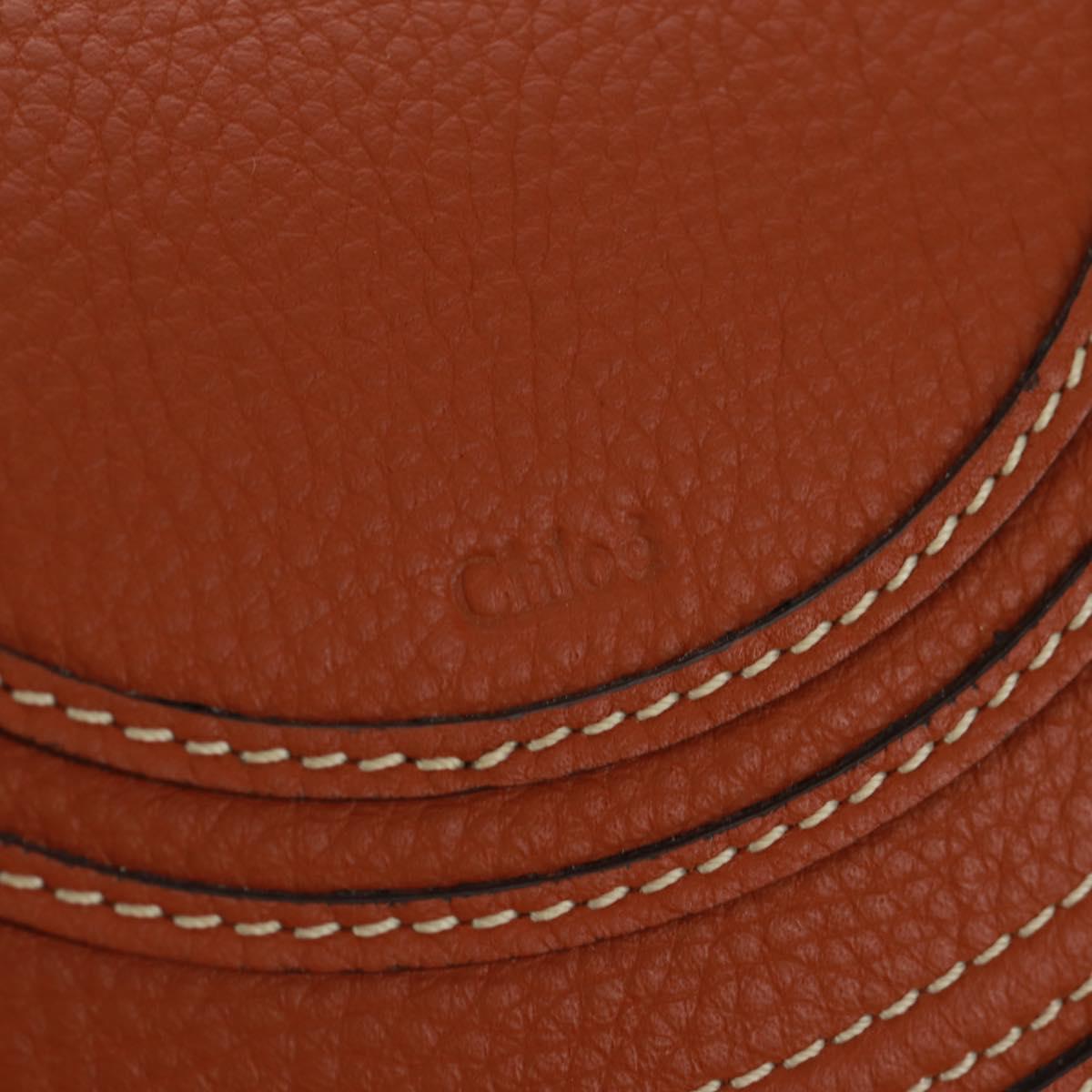 Chloe Mercy Shoulder Bag Raffia Beige Brown Auth am10525V