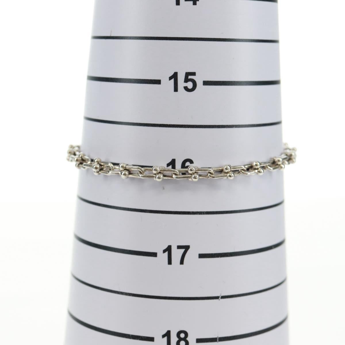 TIFFANY&Co. Hardware Micro Bracelet Ag925 Silver Auth am10554SAV