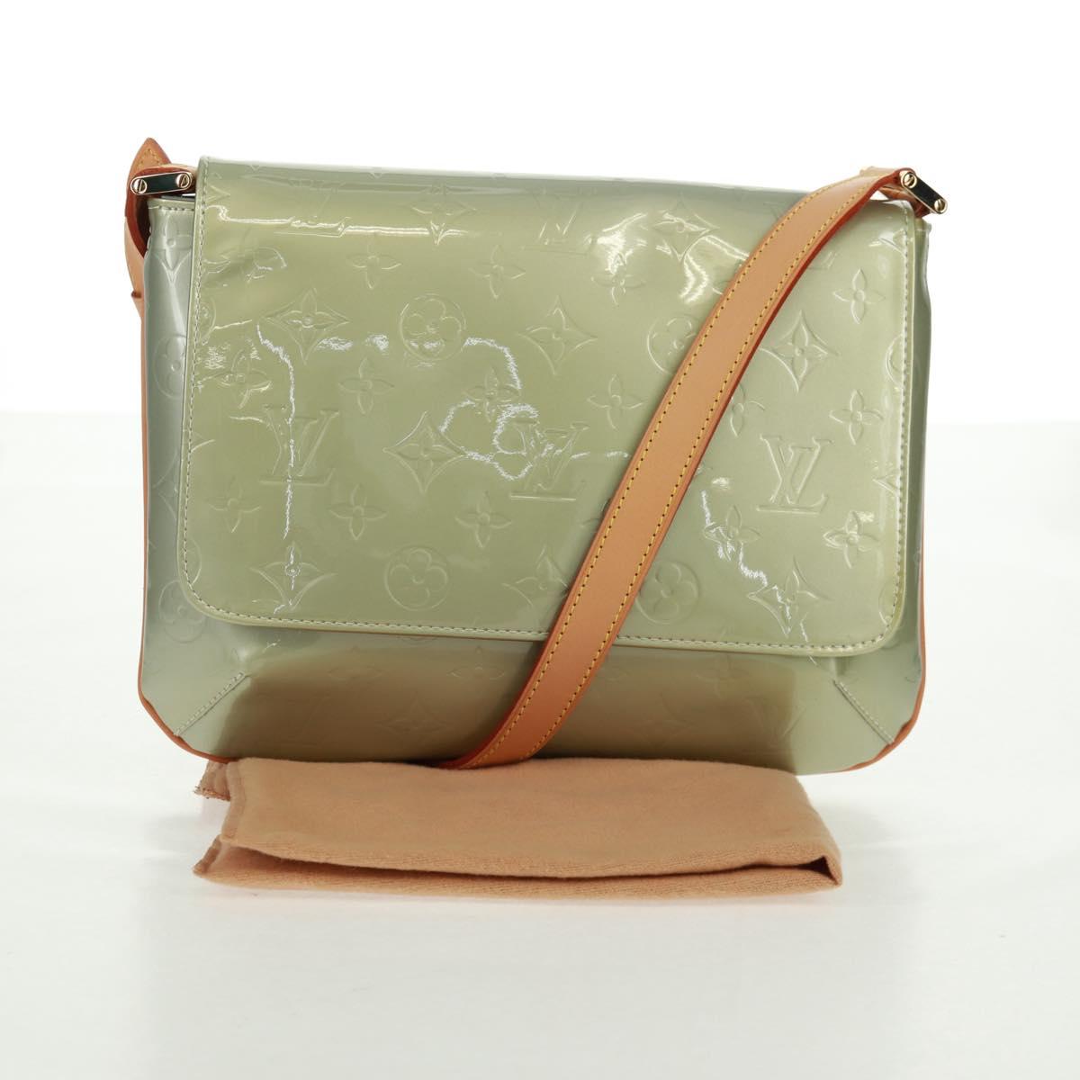 LOUIS VUITTON Monogram Vernis Thompson Street Bag Gris M91008 LV Auth am10567V