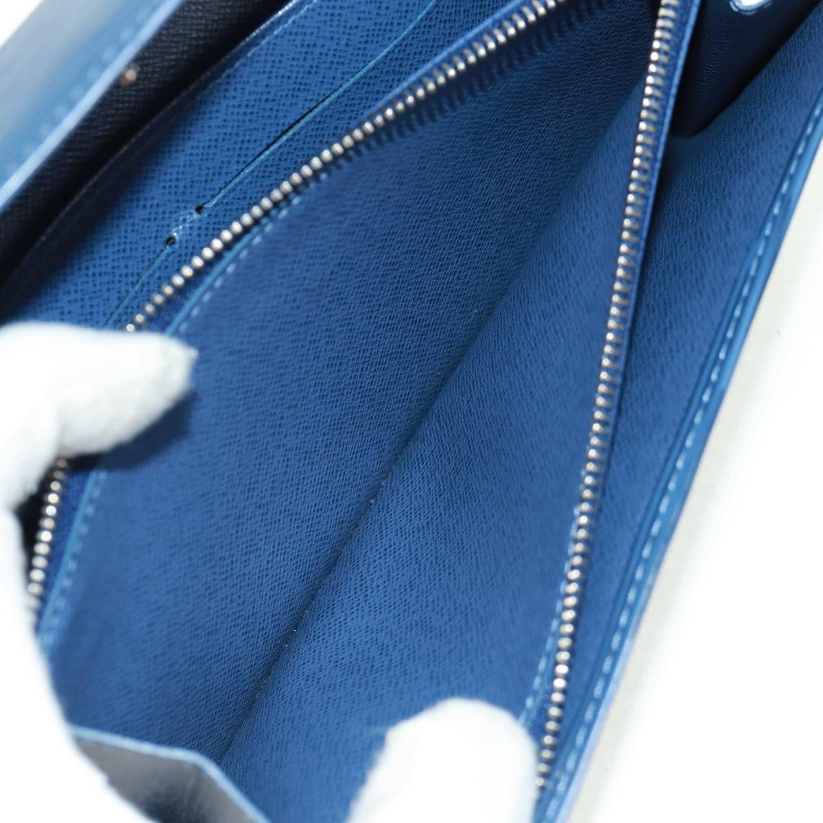LOUIS VUITTON Epi Pochette Porte Monnaie Credit Myrtille M6359G LV Auth am10576V