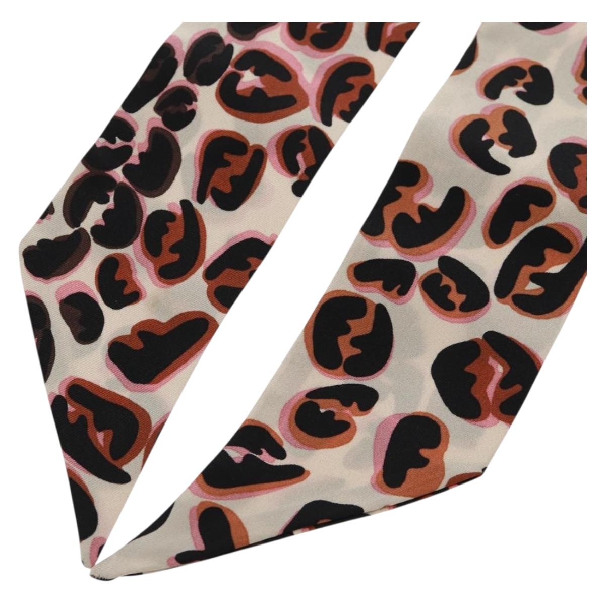 FENDI Scarf Silk Multicolor Auth am10621V