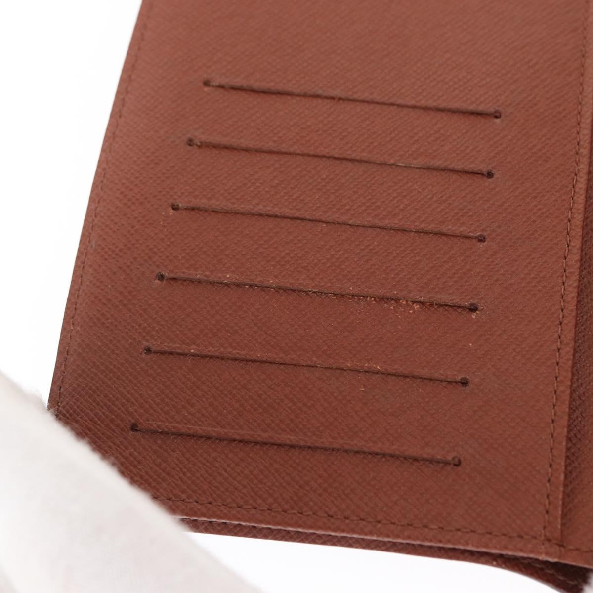 LOUIS VUITTON Monogram Porte Tresor Etui Papie Wallet M61202 LV Auth am10624V
