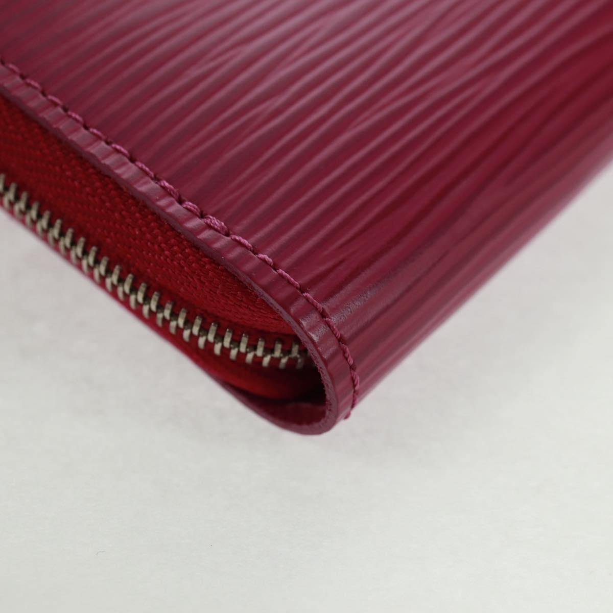 LOUIS VUITTON Epi Zippy Coin Purse Coin Purse Fuchsia M60383 LV Auth am10652V
