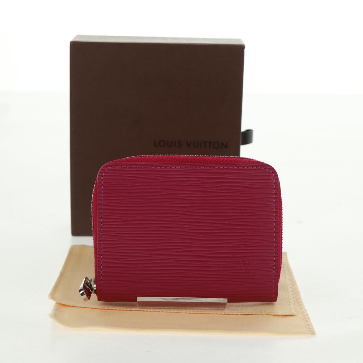 LOUIS VUITTON Epi Zippy Coin Purse Coin Purse Fuchsia M60383 LV Auth am10652V