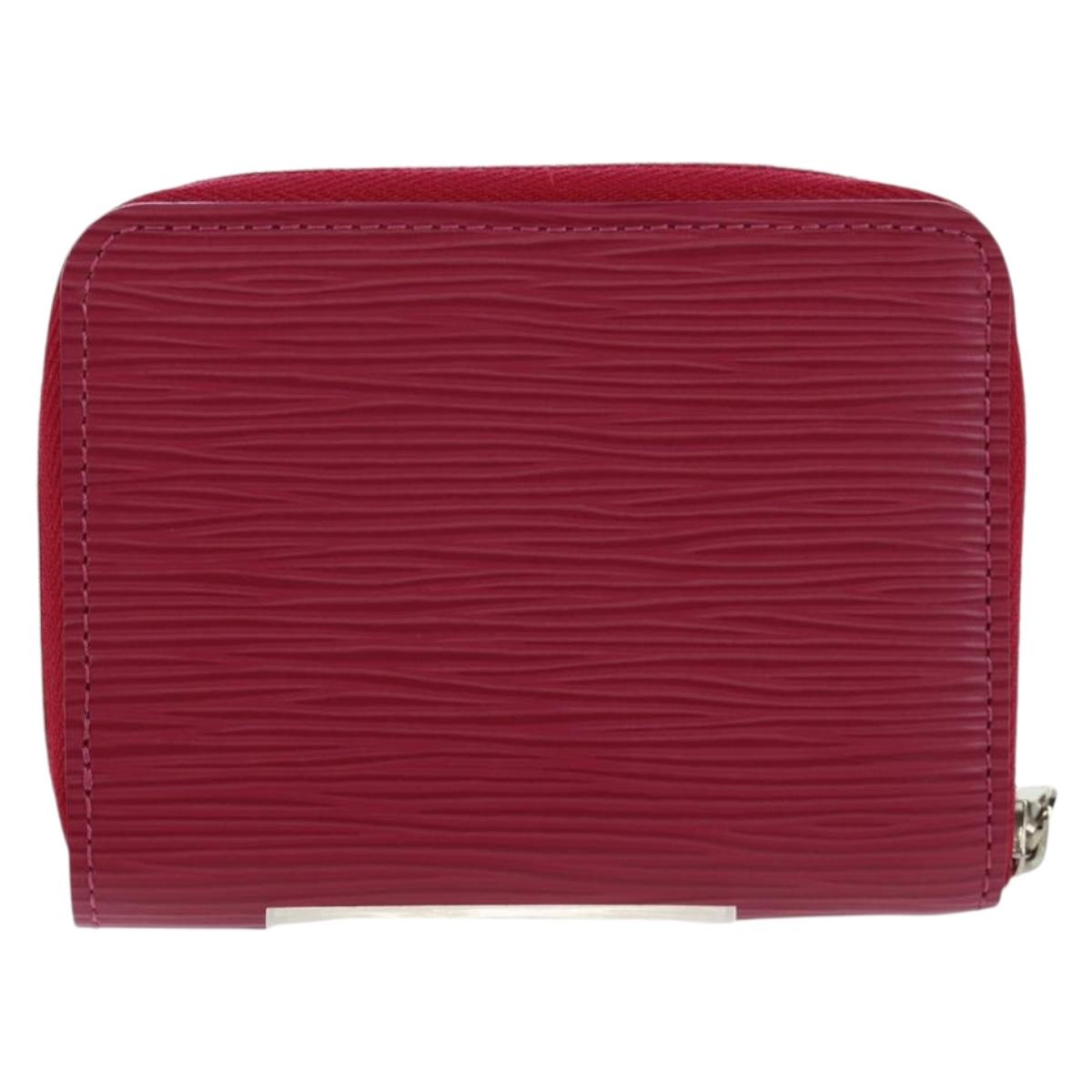 LOUIS VUITTON Epi Zippy Coin Purse Coin Purse Fuchsia M60383 LV Auth am10652V