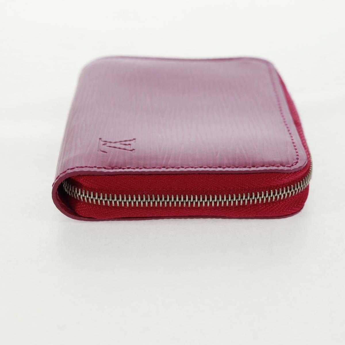 LOUIS VUITTON Epi Zippy Coin Purse Coin Purse Fuchsia M60383 LV Auth am10652V