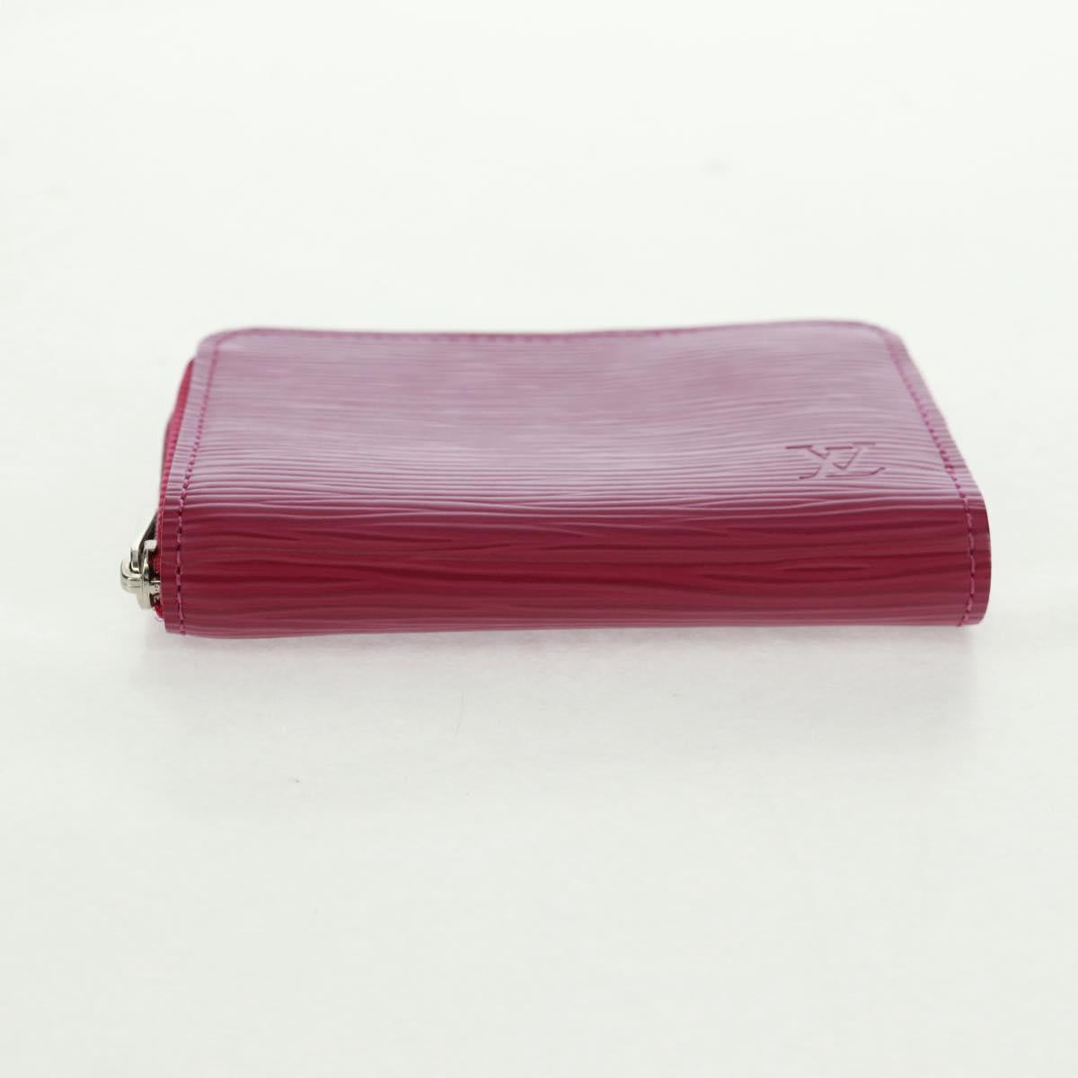 LOUIS VUITTON Epi Zippy Coin Purse Coin Purse Fuchsia M60383 LV Auth am10652V