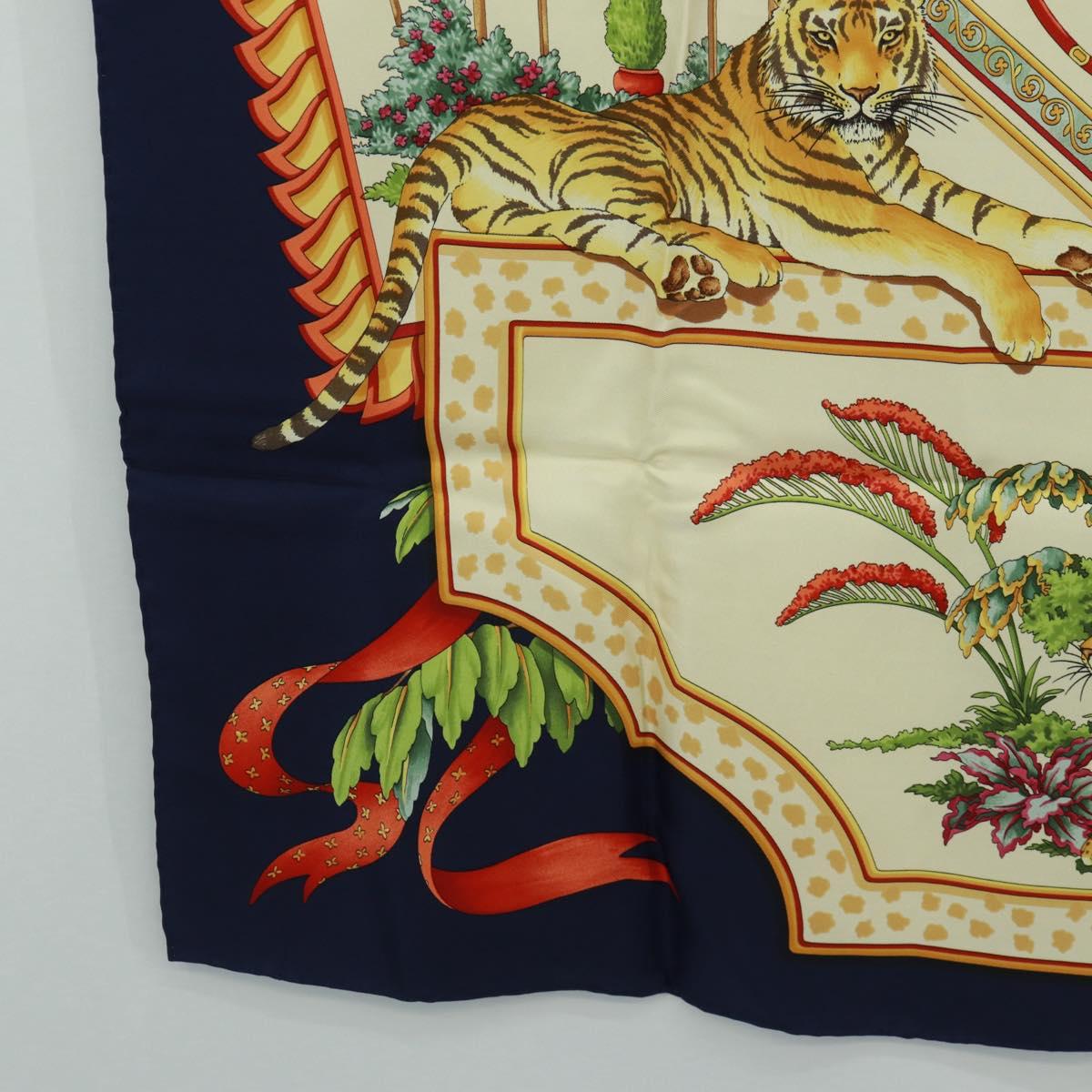 Salvatore Ferragamo Elephant Cheetah Lion Jaguar Leopard Tiger Auth am10674V