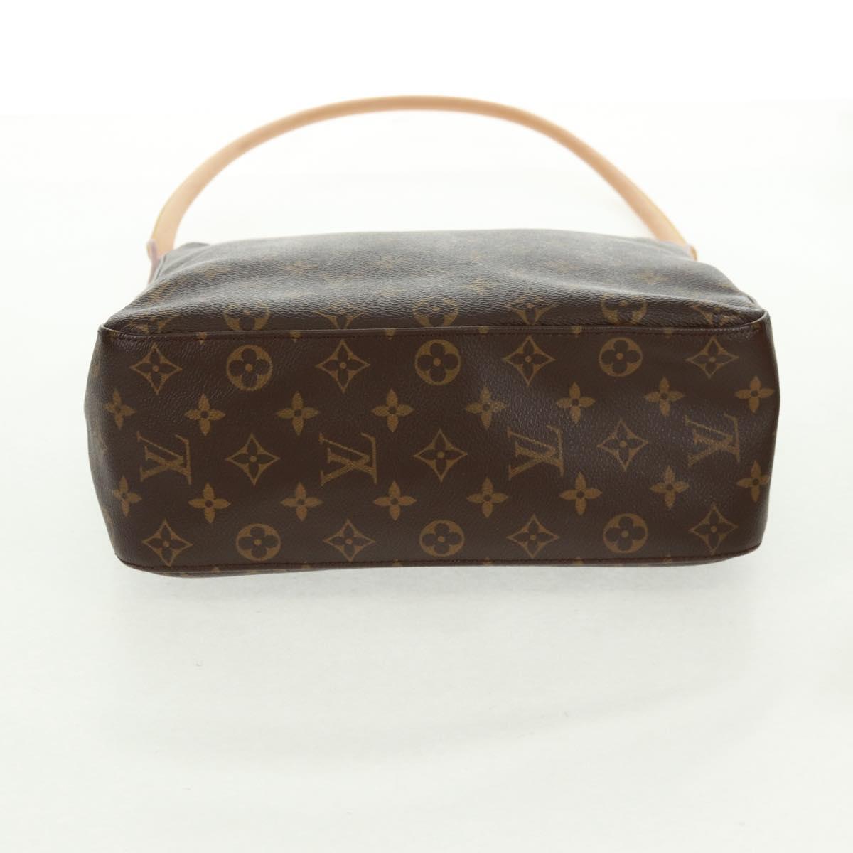 LOUIS VUITTON Monogram Looping GM Shoulder Bag M51145 LV Auth am10682SAV