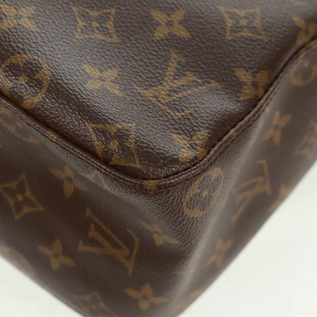 LOUIS VUITTON Monogram Looping GM Shoulder Bag M51145 LV Auth am10682SAV