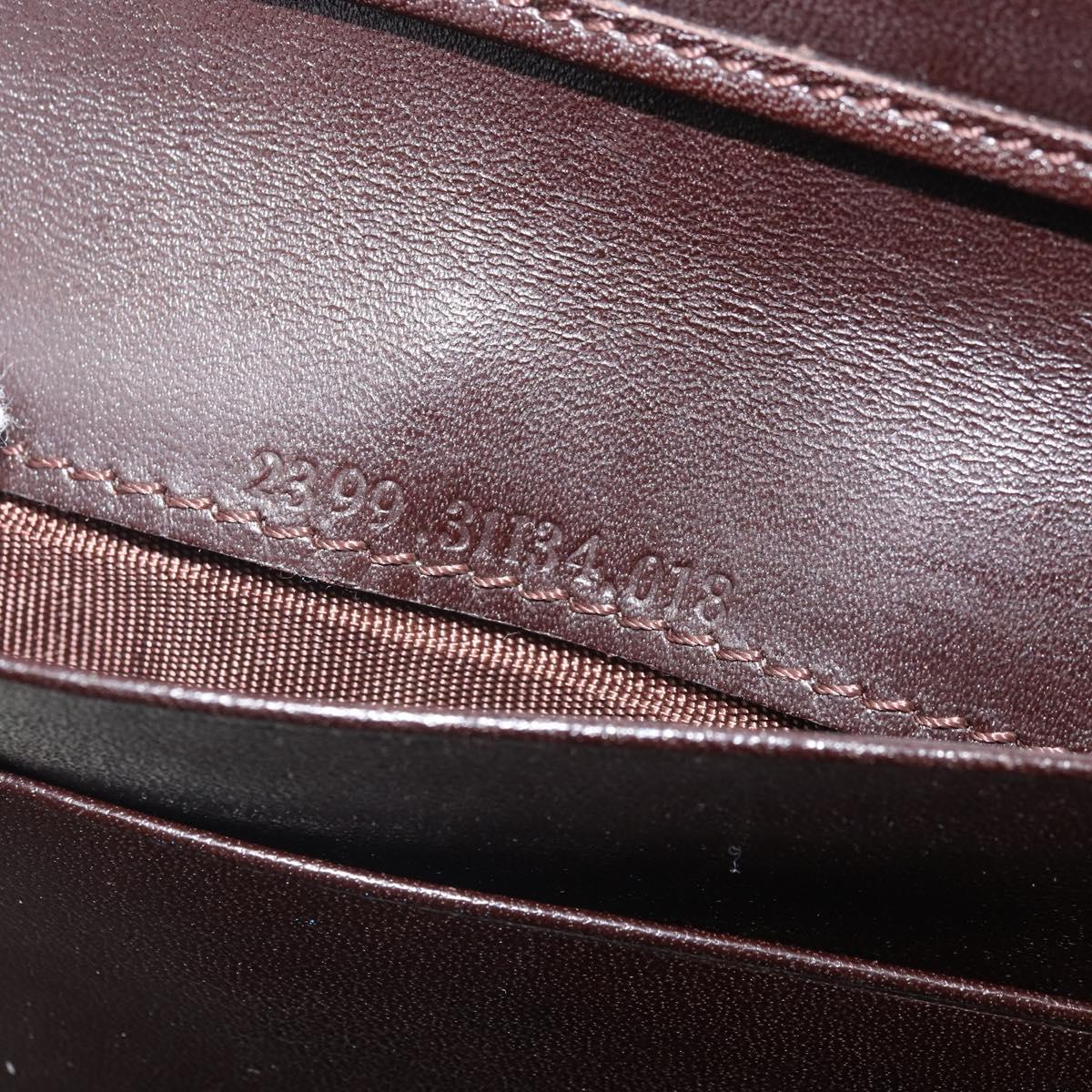 FENDI Zucca Canvas Trifold Wallet Black Brown Auth am10699
