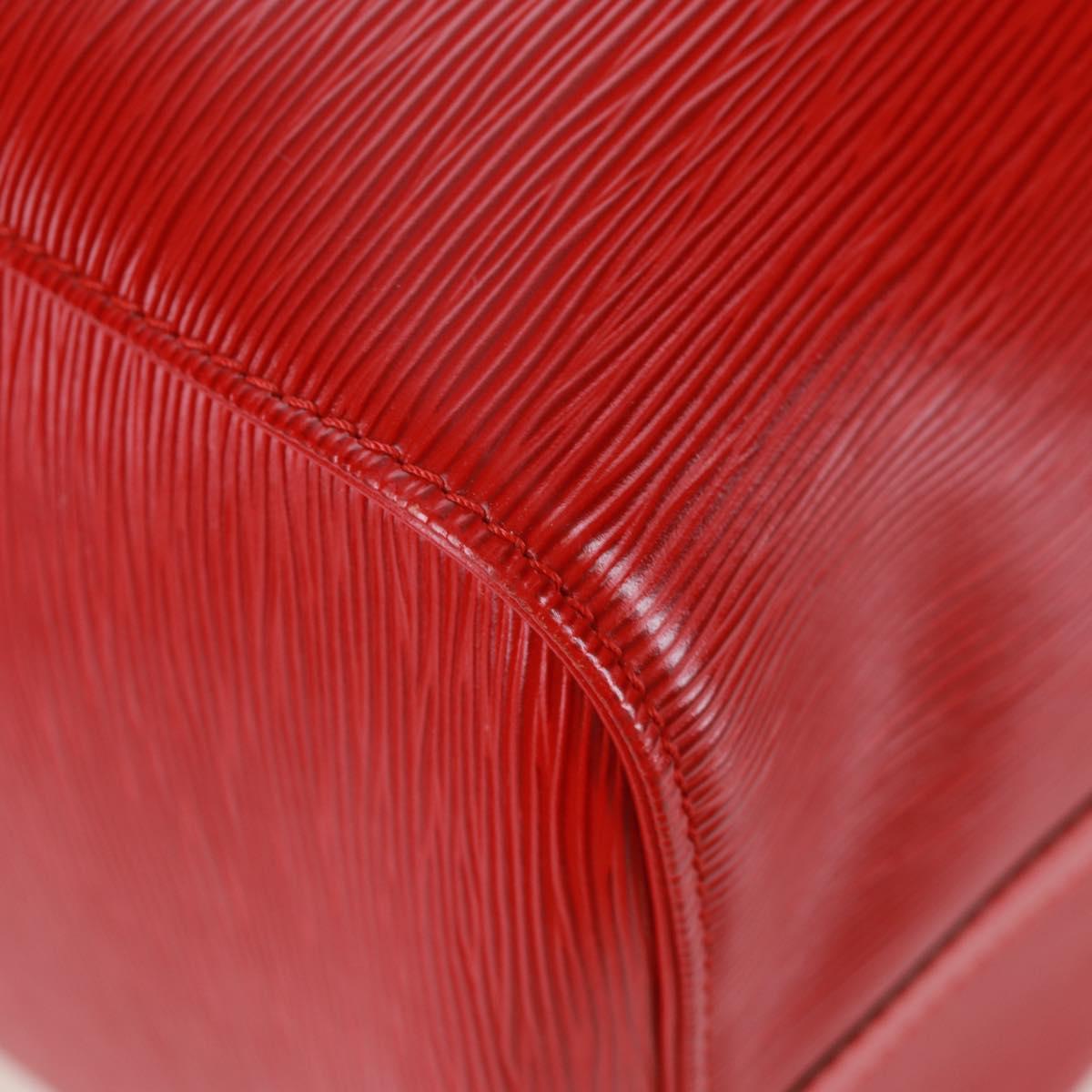 LOUIS VUITTON Epi Keepall 50 Boston Bag Red M42967 LV Auth am10702V