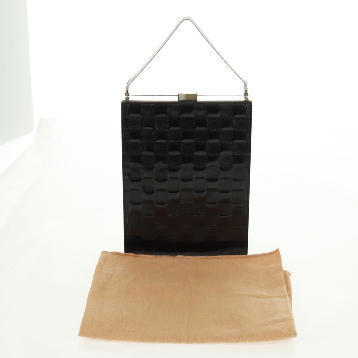 LOUIS VUITTON Damier Vernis Ange GM Hand Bag Black M92103 LV Auth am10703V