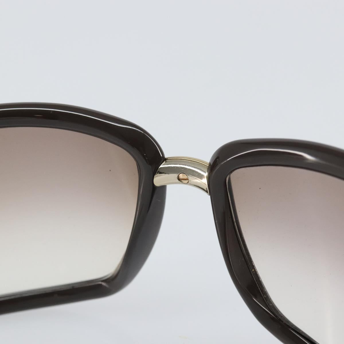 GUCCI Sunglasses plastic Dark Brown Auth am10704