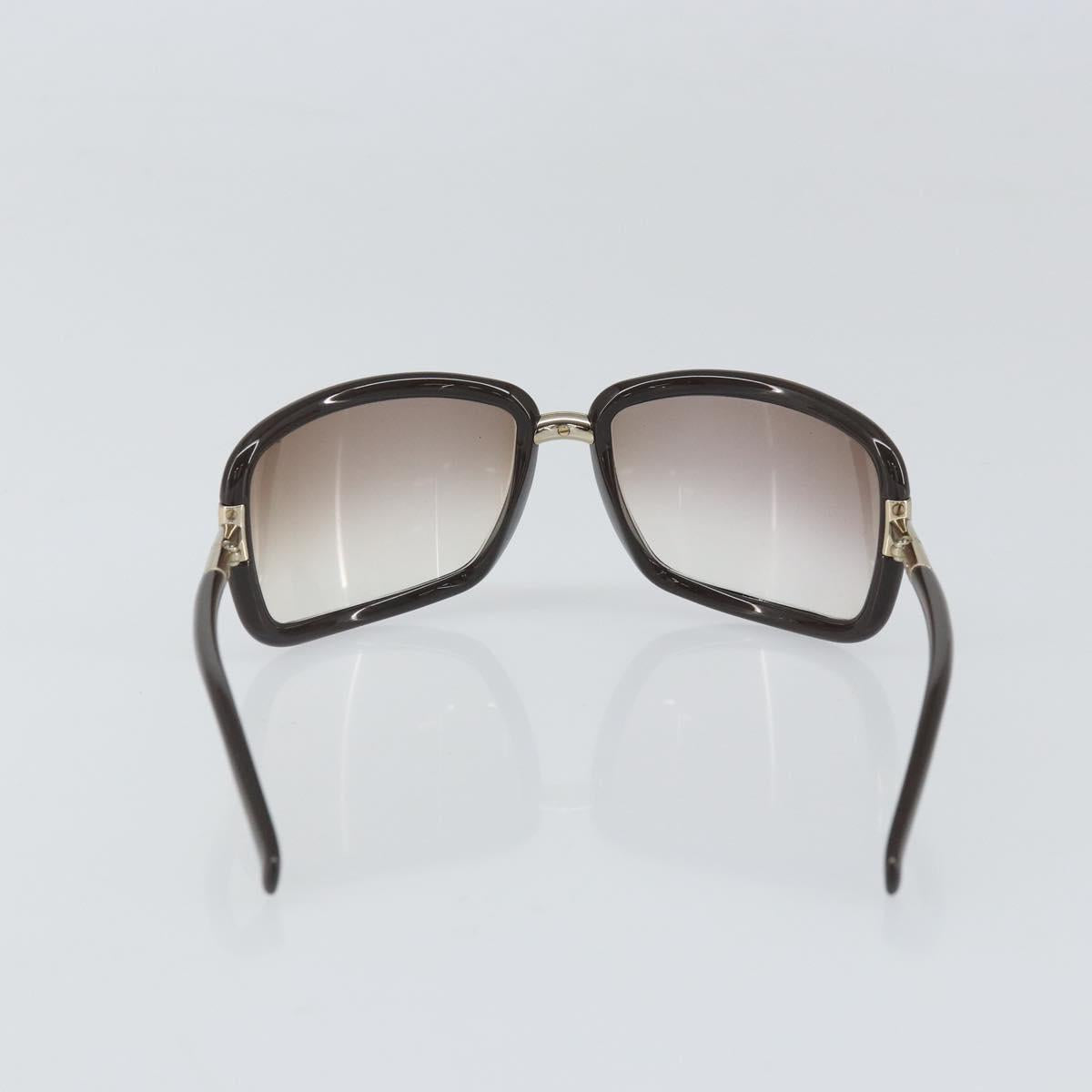 GUCCI Sunglasses plastic Dark Brown Auth am10704