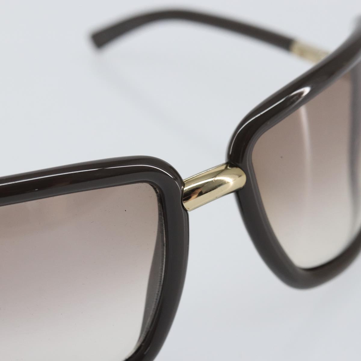 GUCCI Sunglasses plastic Dark Brown Auth am10704
