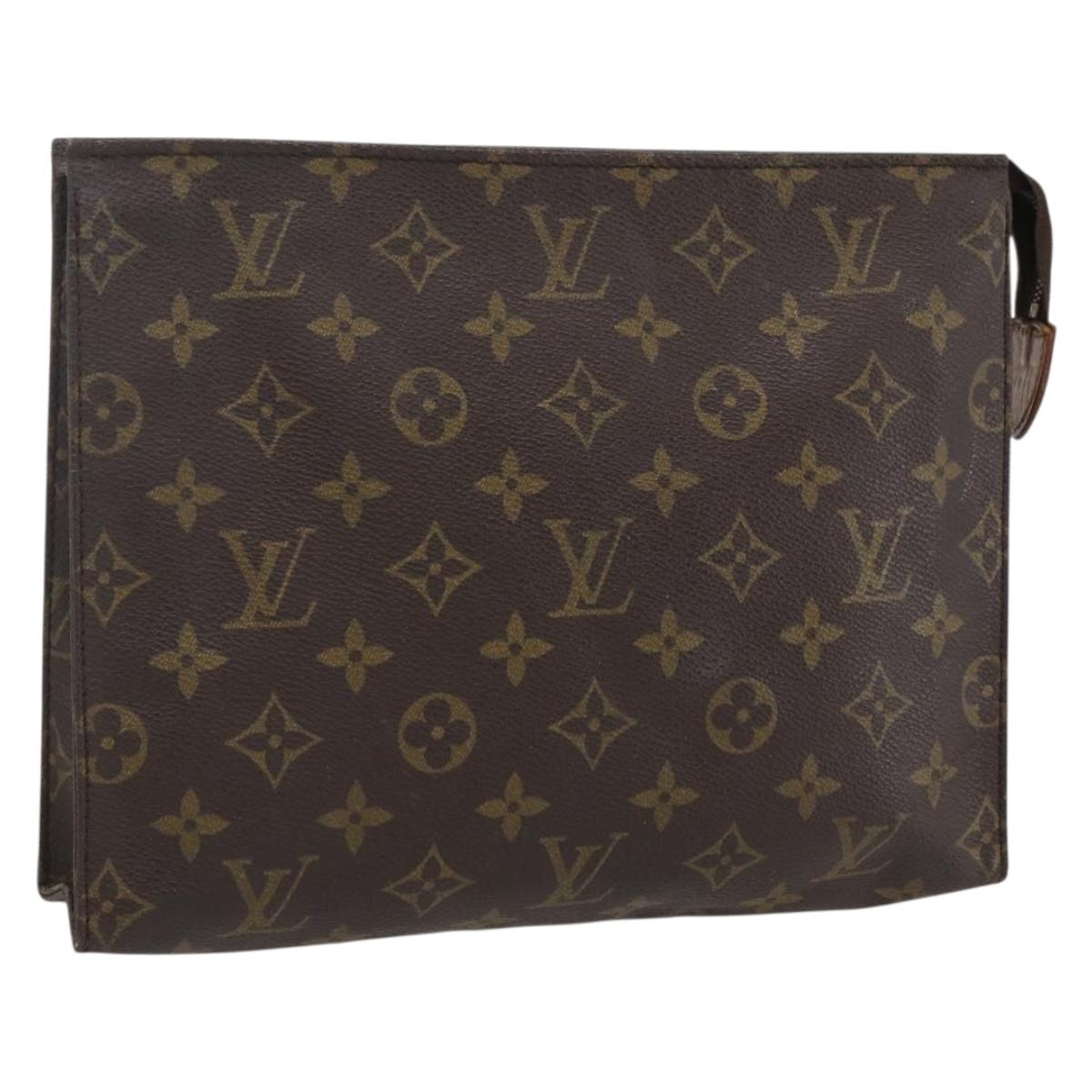 LOUIS VUITTON Monogram Poche Toilette 26 Pouch M47542 LV Auth am10716