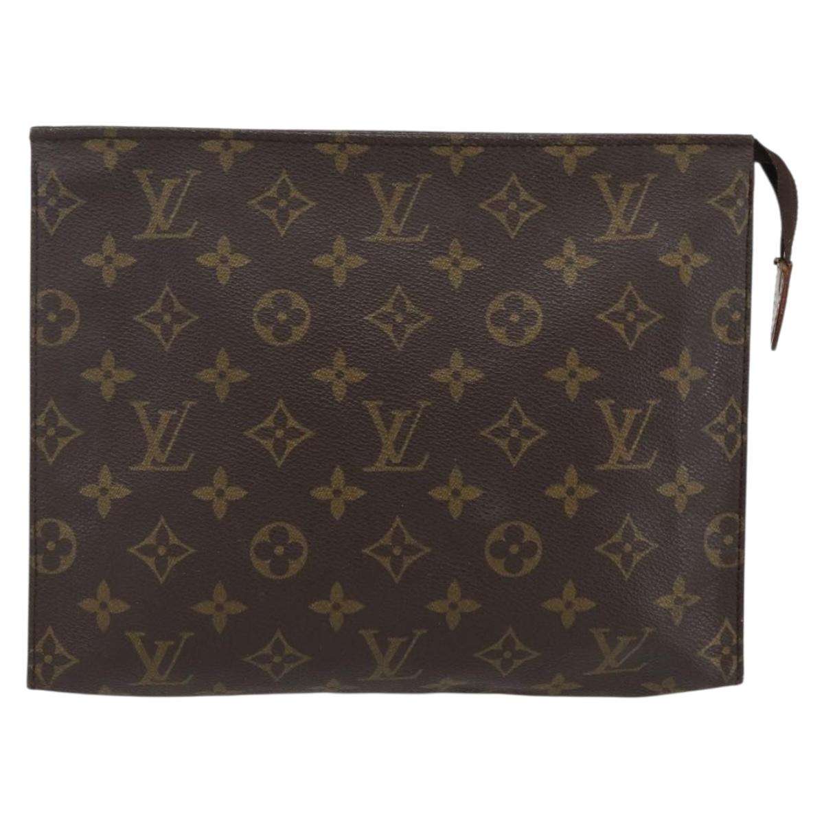 LOUIS VUITTON Monogram Poche Toilette 26 Pouch M47542 LV Auth am10716
