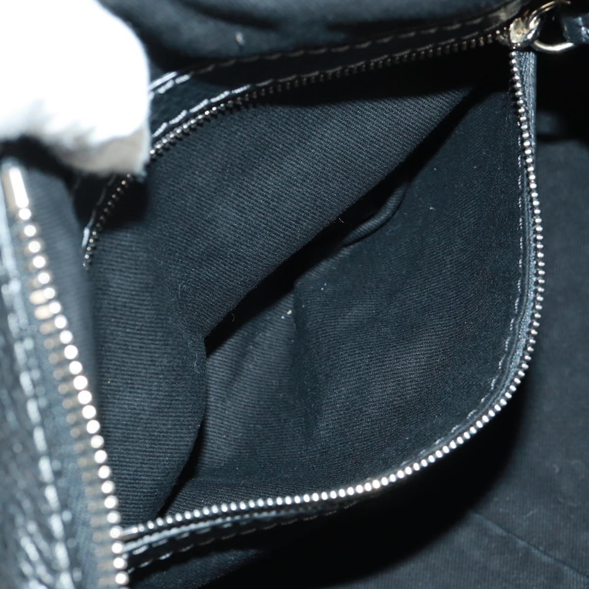 Chloe Paddington Hand Bag Leather 2way Black Gold Silver Auth am10718SV