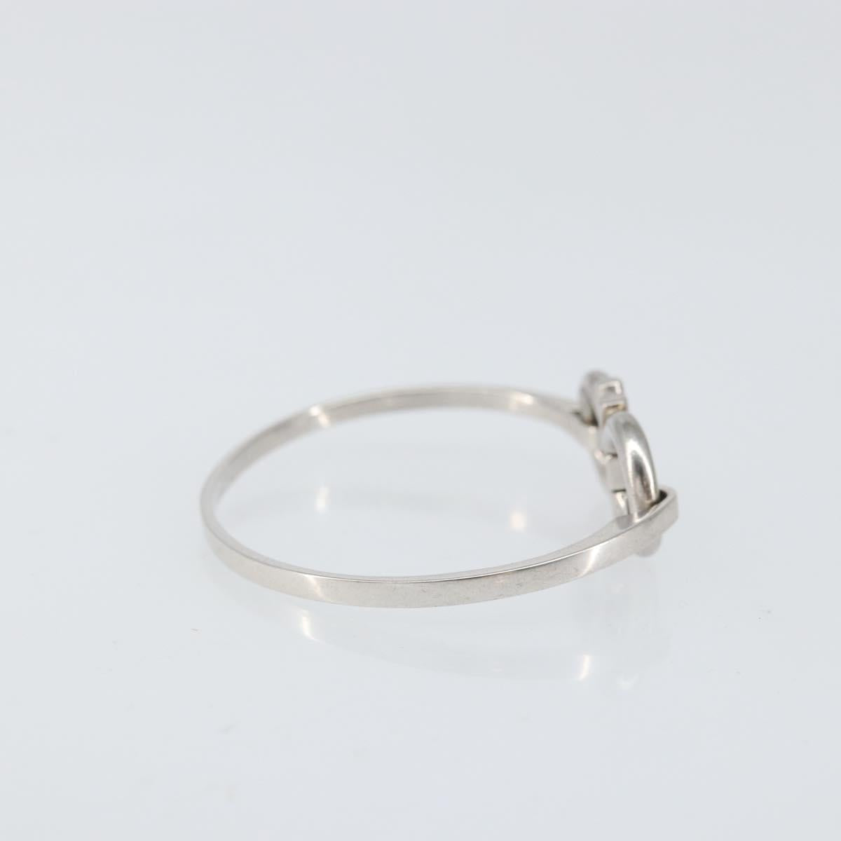 Salvatore Ferragamo Gancini Bracelet Ag925 M Silver Auth am10724V