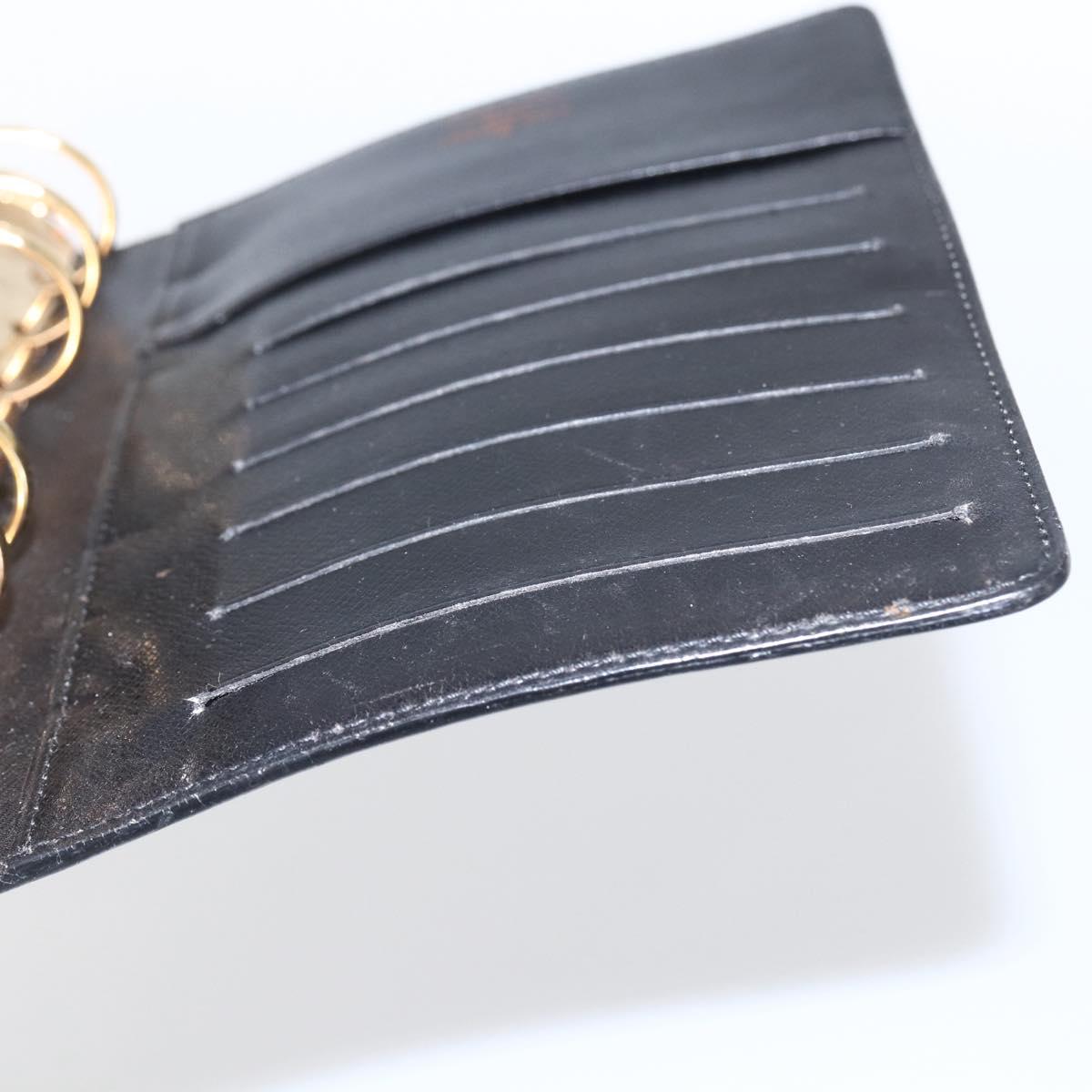 LOUIS VUITTON Epi Agenda MM Day Planner Cover Black R20042 LV Auth am10744