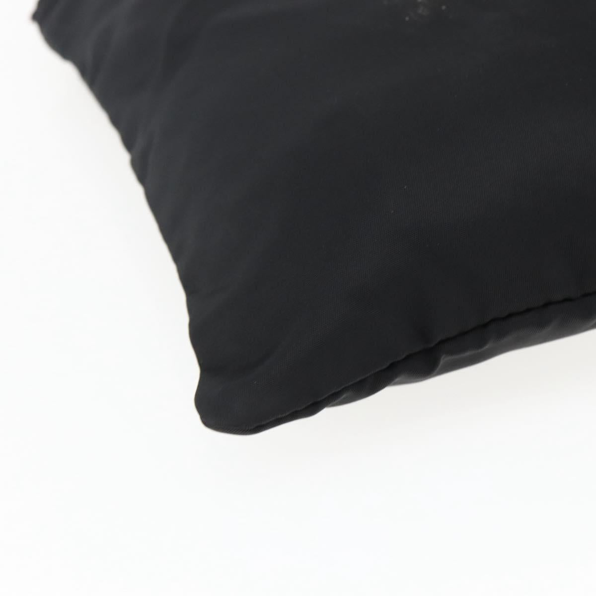 PRADA Shoulder Bag Nylon Black Silver Auth am10762