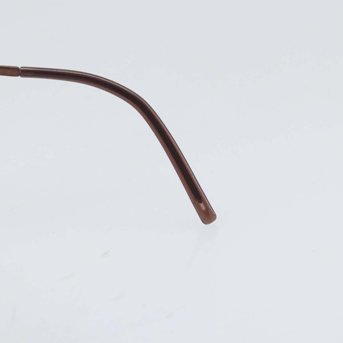 GUCCI Rimless Sunglasses plastic Brown Auth am10785