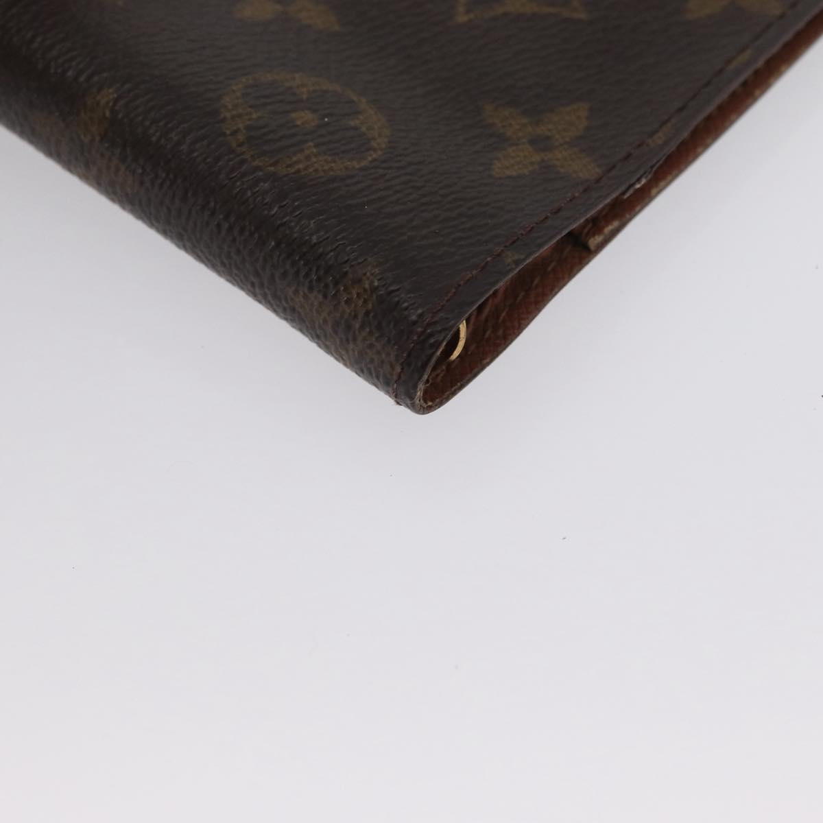 LOUIS VUITTON Monogram Agenda PM Day Planner Cover 2 Set R20005 LV Auth am10788