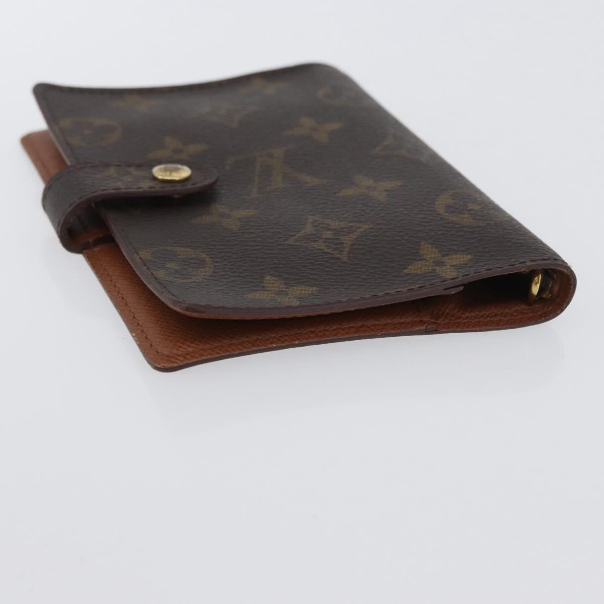LOUIS VUITTON Monogram Agenda PM Day Planner Cover 2 Set R20005 LV Auth am10788