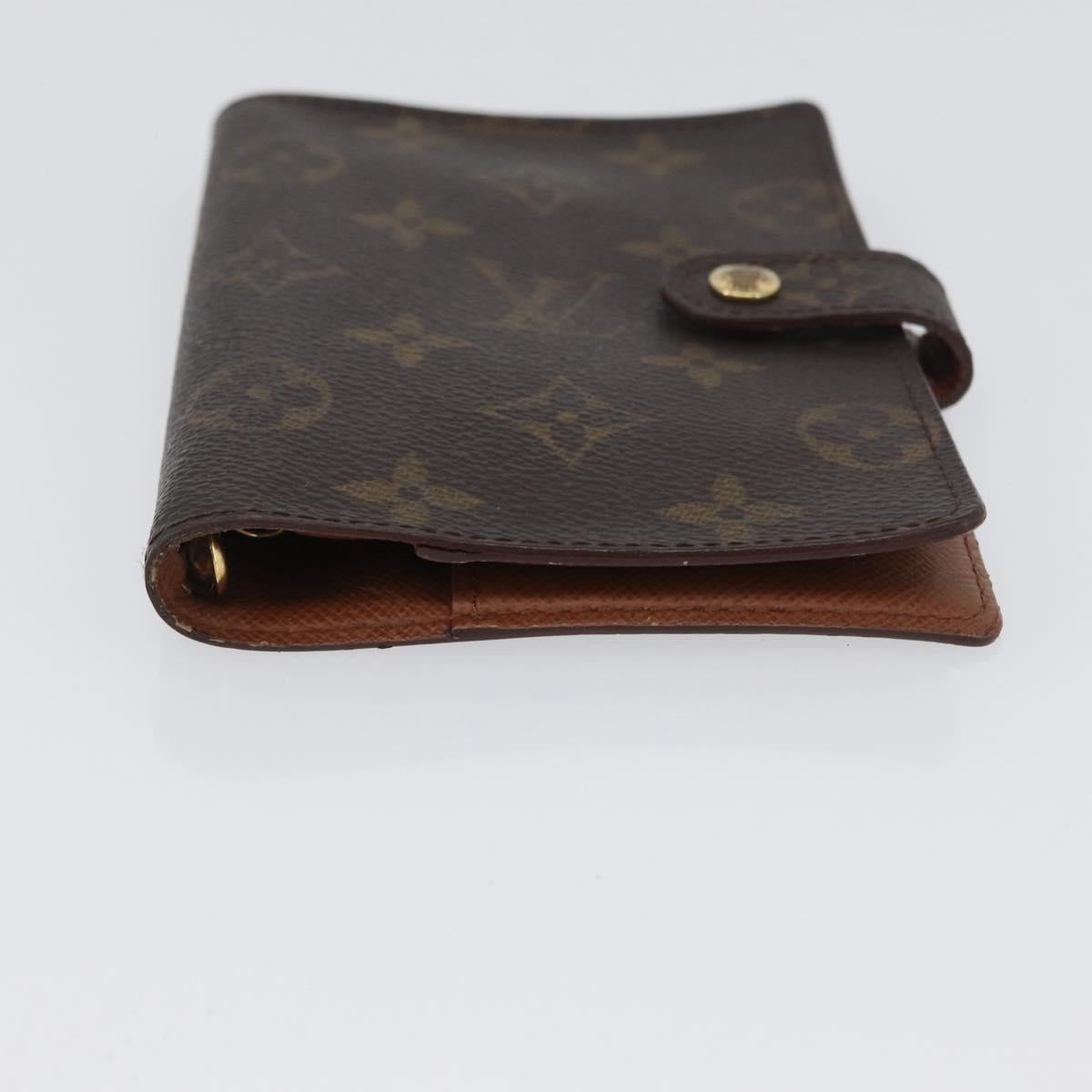 LOUIS VUITTON Monogram Agenda PM Day Planner Cover 2 Set R20005 LV Auth am10788