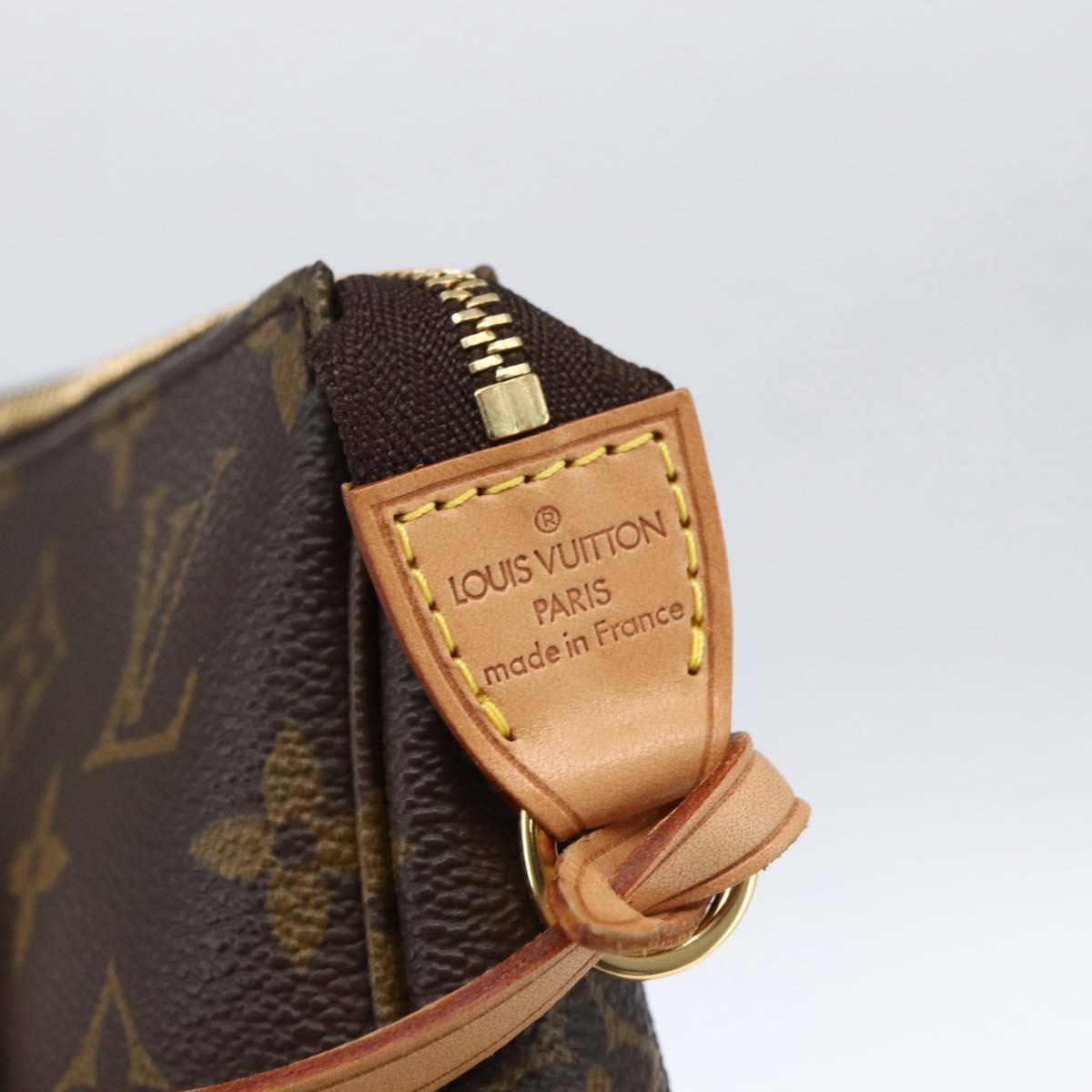 LOUIS VUITTON Monogram Pochette Accessoires Pouch M51980 LV Auth am10813SAV