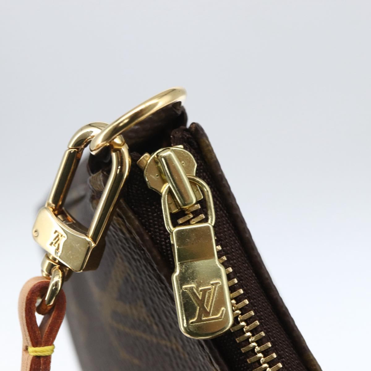 LOUIS VUITTON Monogram Pochette Accessoires Pouch M51980 LV Auth am10813SAV