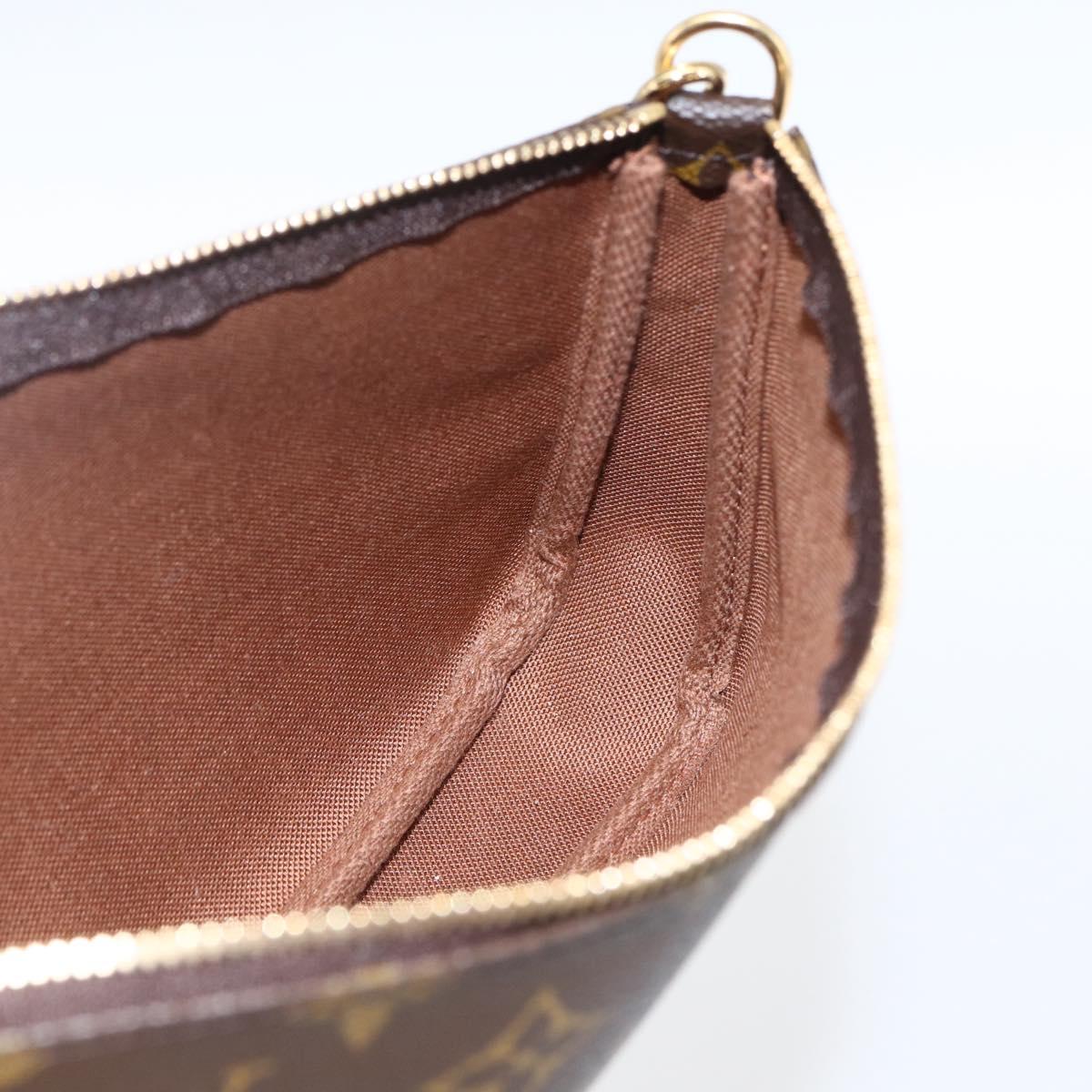 LOUIS VUITTON Monogram Pochette Accessoires Pouch M51980 LV Auth am10813SAV