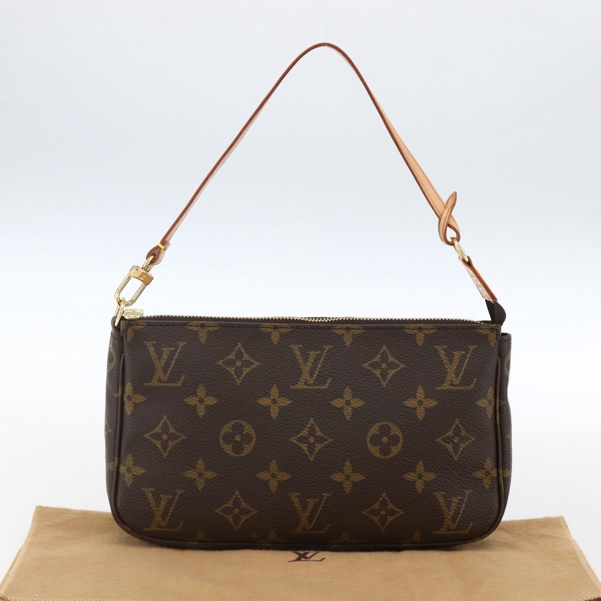 LOUIS VUITTON Monogram Pochette Accessoires Pouch M51980 LV Auth am10813SAV