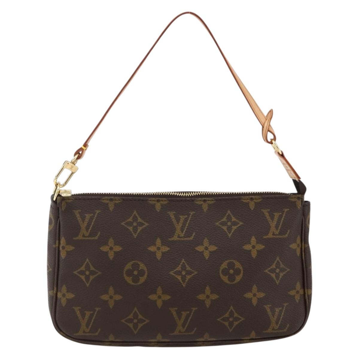 LOUIS VUITTON Monogram Pochette Accessoires Pouch M51980 LV Auth am10813SAV
