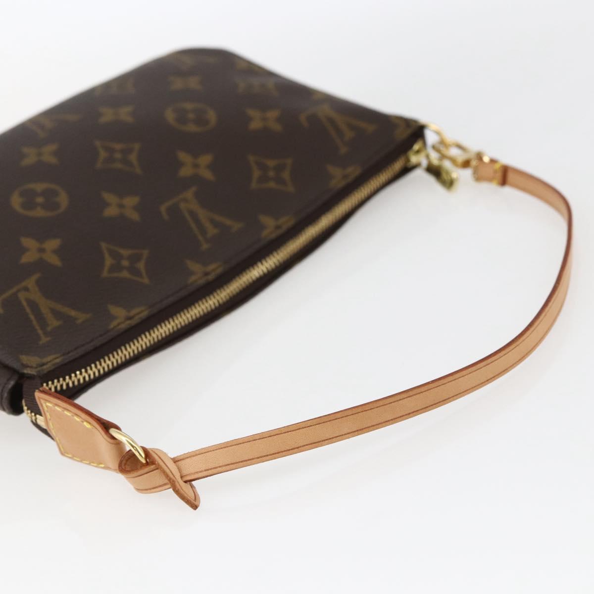 LOUIS VUITTON Monogram Pochette Accessoires Pouch M51980 LV Auth am10813SAV
