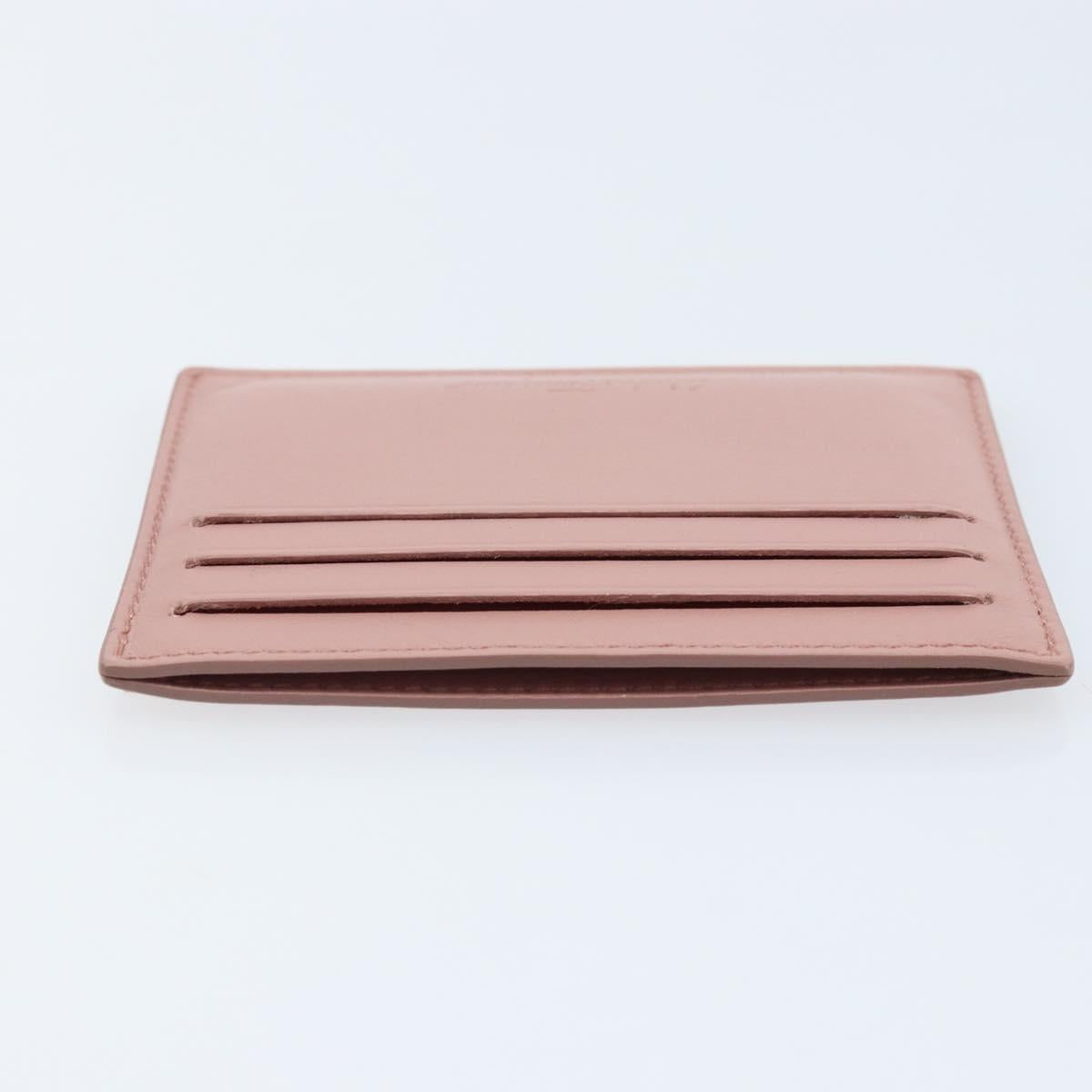 Salvatore Ferragamo Card Case Leather Pink Auth am10815V