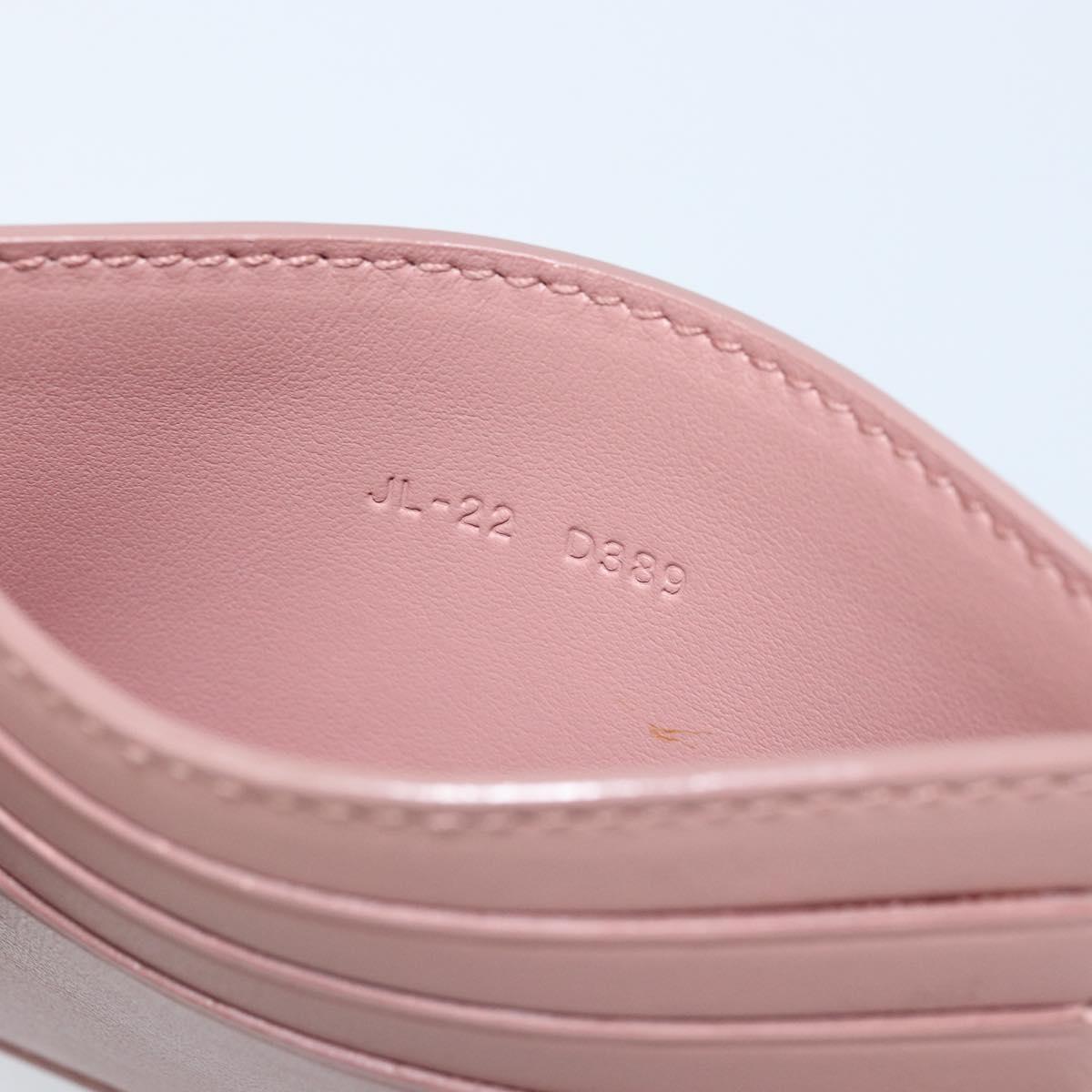 Salvatore Ferragamo Card Case Leather Pink Auth am10815V