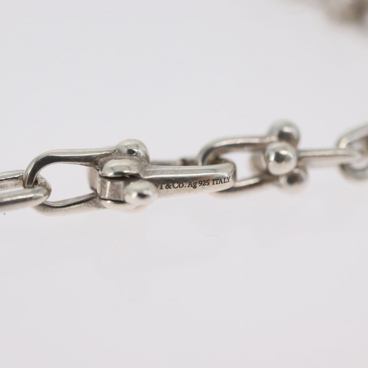 TIFFANY&Co. Hardware Microlink Bracelet Bracelet Ag925 Silver Auth am10846SAV