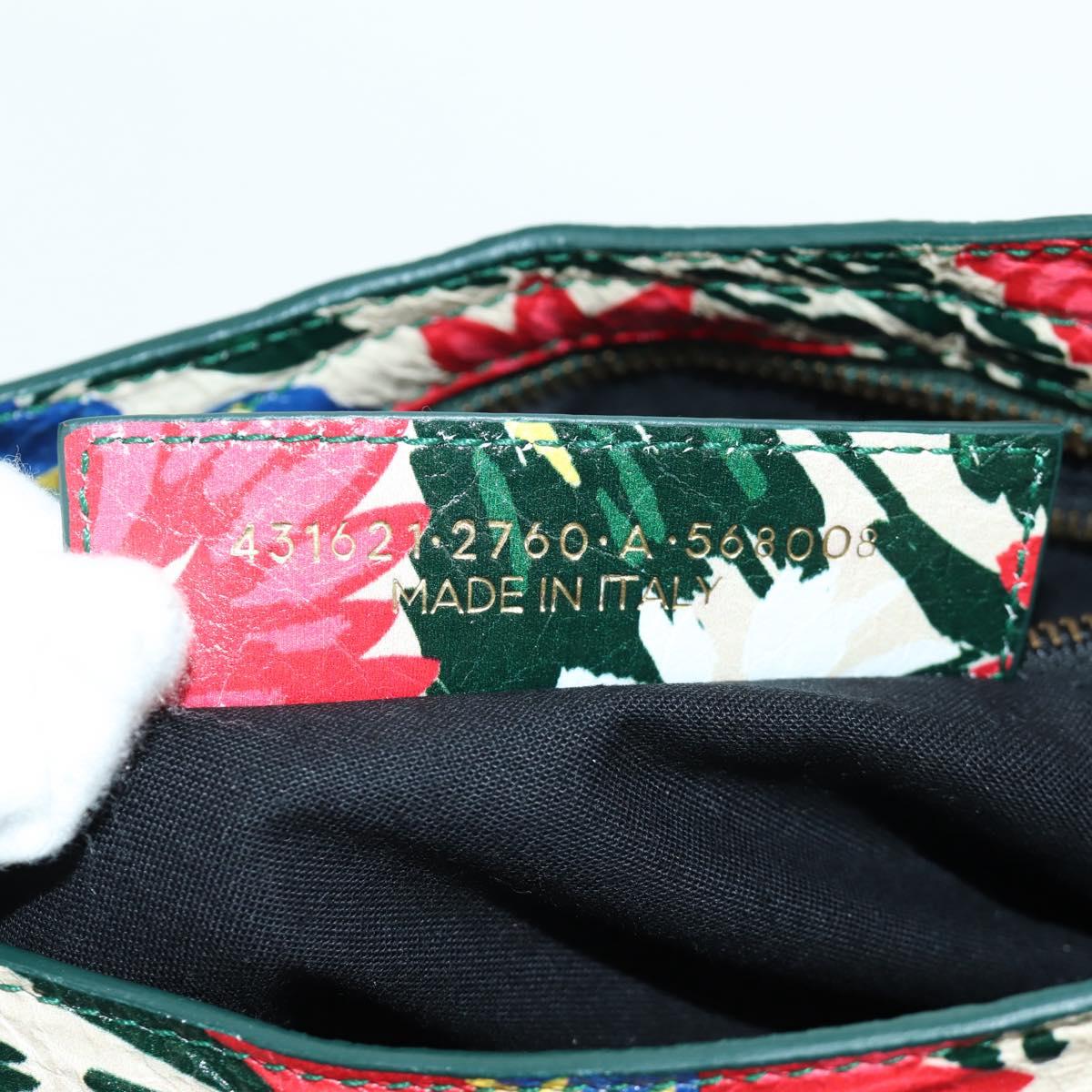BALENCIAGA Floral The City Bag Leather 2way Multicolor 173084 Auth am10850SAV