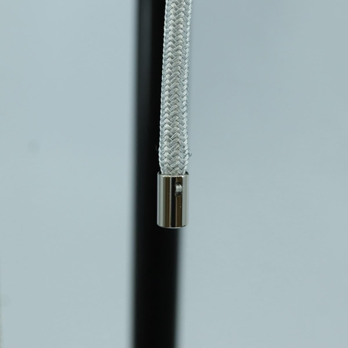 CHANEL CC Tops Rayon Size 36 Silver CC Auth am10856V