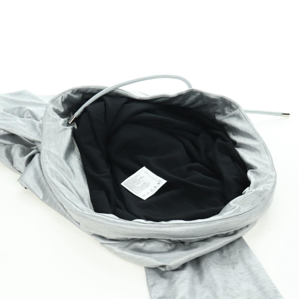 CHANEL CC Tops Rayon Size 36 Silver CC Auth am10856V