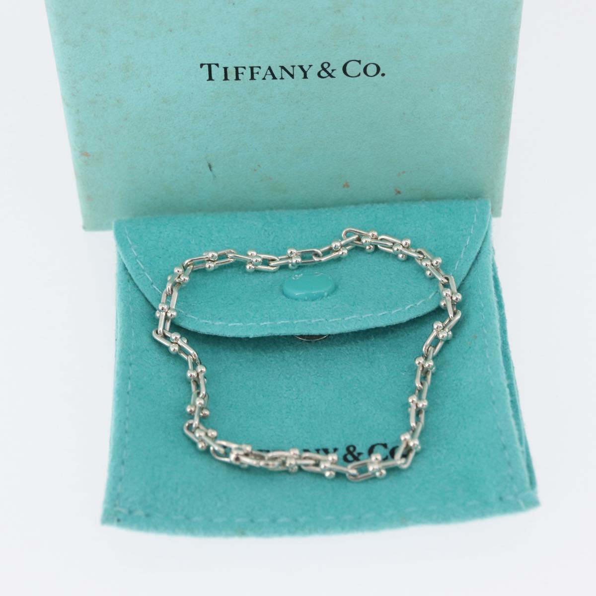 TIFFANY&Co. Hardware Microlink Bracelet Bracelet Ag925 Silver Auth am10867SAV